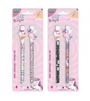 Set 2 pixuri care se sterge cu snap, Upsy Magic (blister) - Rechizitie