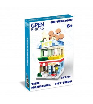 Set de constructie copii - Magazin de animale (222 piese) - Jucării
