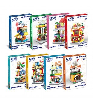 Set de constructie copii - Magazin de animale (222 piese) - Jucării