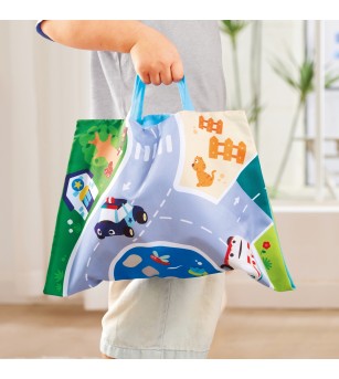Set de masini de plus cu Pull-Back - Jucării