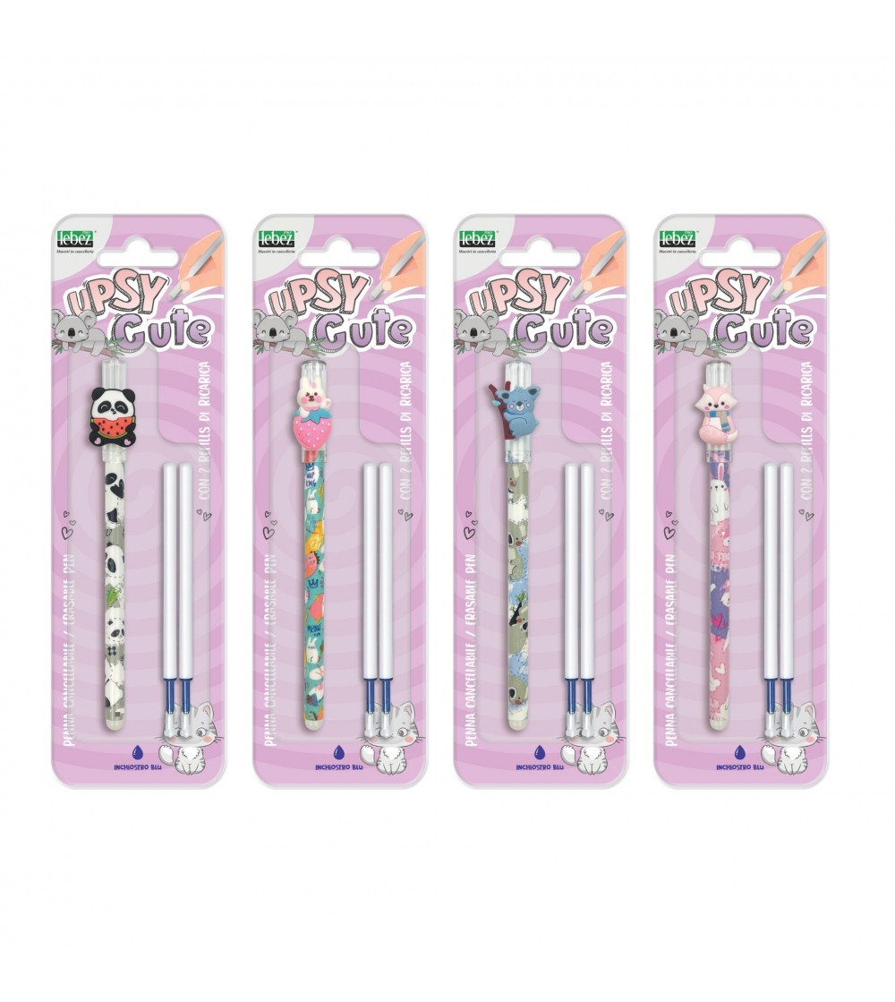 Set pix care se sterge cu snap si 2 rezerve, Upsy Cute (blister) - Rechizite