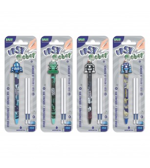 Set pix care se sterge cu snap si 2 rezerve, Upsy Robot (blister) - Rechizite