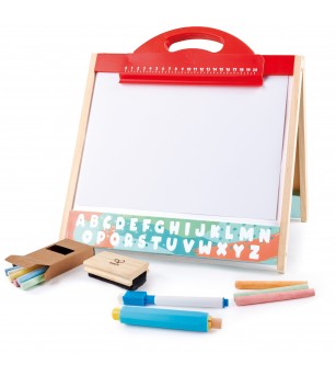 Sevalet portabil pentru masa, cu cutie depozitare (6 piese) - Jucării