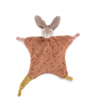 Comforter, jucarie bebe senzoriala Iepuras argila, Moulin Roty - Jucării bebeluși
