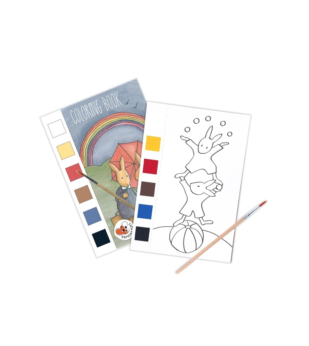 Joc creativ Carte de colorat cu acuarela, Egmont Toys - Art and crafts