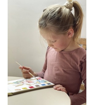 Joc creativ Carte de colorat cu acuarela, Egmont Toys - Art and crafts