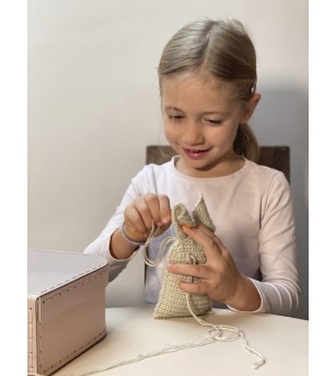 Joc creativ de crosetat iepuras, Egmont Toys - Art and crafts