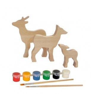 Joc creativ de pictat Familia de caprioare, Egmont Toys - Art and crafts
