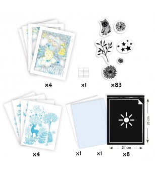 Atelier creativ In lumina lunii, Djeco - Art and crafts