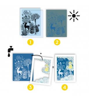 Atelier creativ In lumina lunii, Djeco - Art and crafts