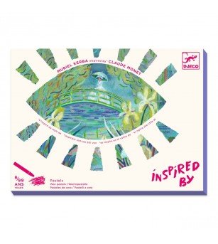 Atelier creativ Lacul cu nuferi Inspired by Monet, Djeco - Art and crafts