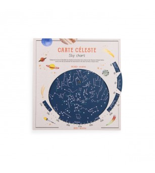 Joc educativ Harta celesta, Moulin Roty - Jucării științifice