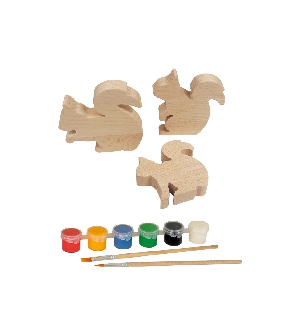Joc creativ de pictat Familia de veverite, Egmont Toys - Art and crafts
