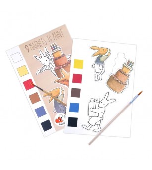 Joc creativ Magneti de colorat cu acuarela, Egmont Toys - Art and crafts