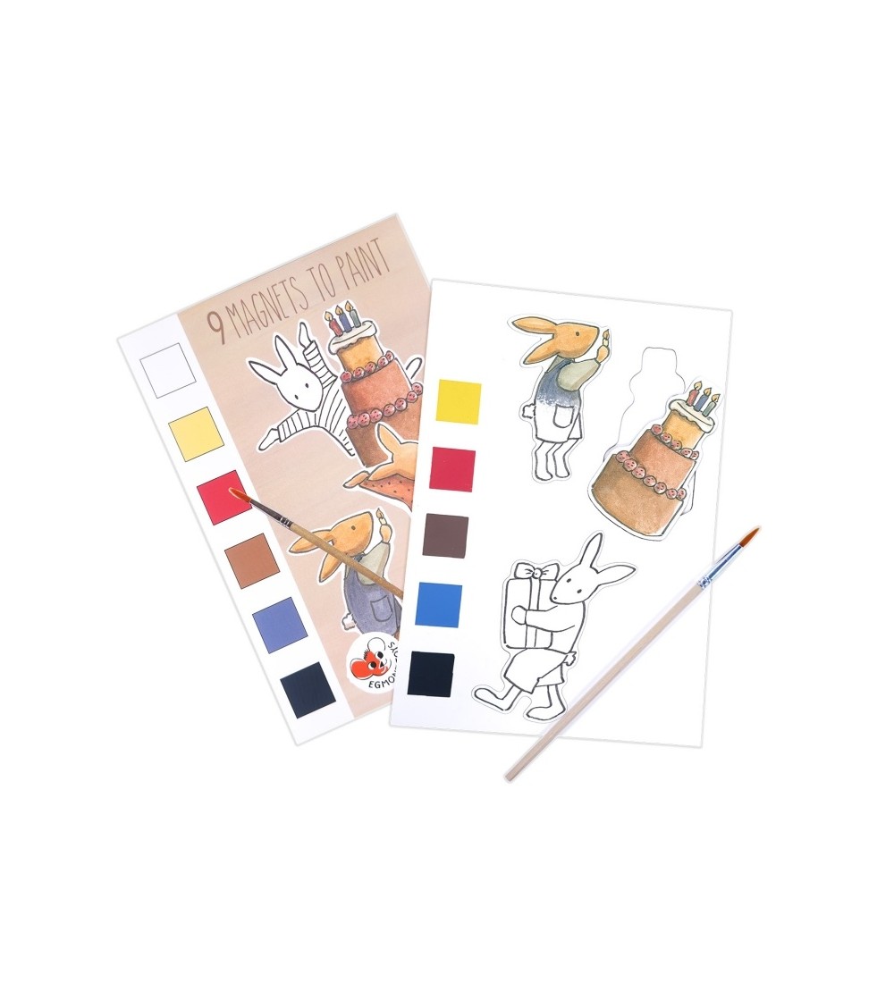 Joc creativ Magneti de colorat cu acuarela, Egmont Toys - Art and crafts