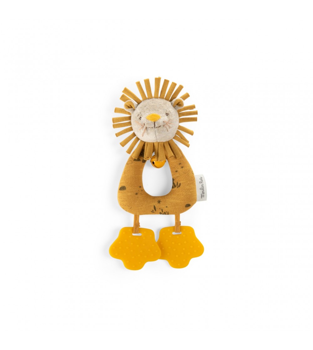 Jucarie bebe inel zornăitor leu, Moulin Roty - Jucării bebeluși