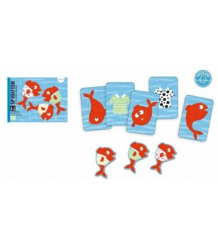 Joc acvatic cu carti Spidifish, Djeco - Jocuri de masă