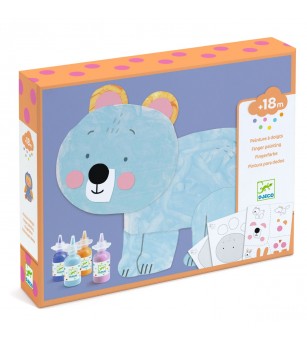 Joc creativ de pictat pentru cei mici Explorare prin Culoare, Djeco - Art and crafts
