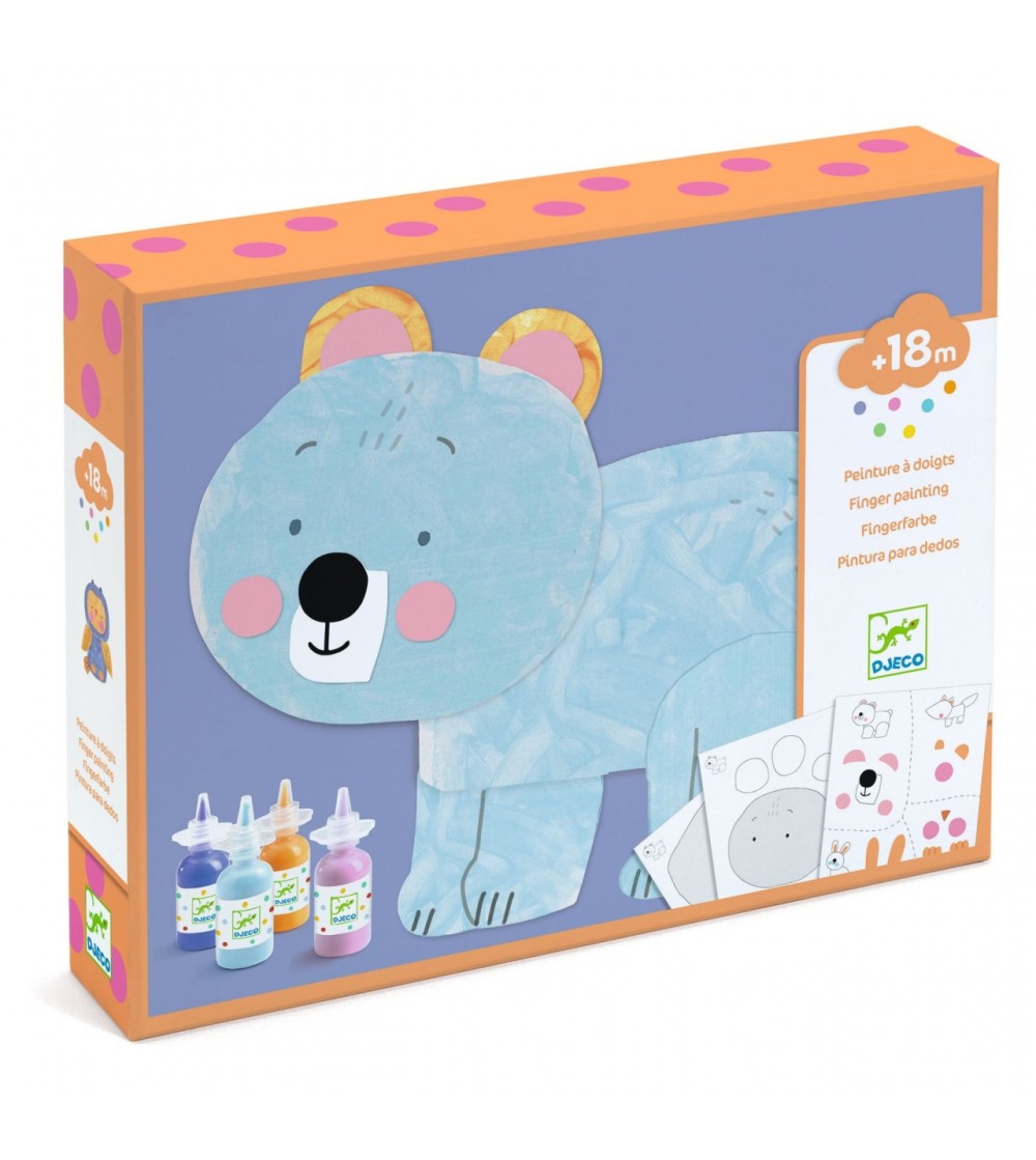 Joc creativ de pictat pentru cei mici Explorare prin Culoare, Djeco - Art and crafts