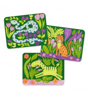 Joc creativ de pictura Animale salbatice, Djeco - Art and crafts