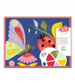 Joc creativ de pictura Fluturi si buburuze, Djeco - Art and crafts
