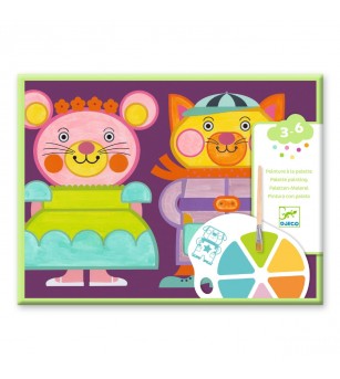 Joc creativ de pictura Obraji imbujorati, Djeco - Art and crafts