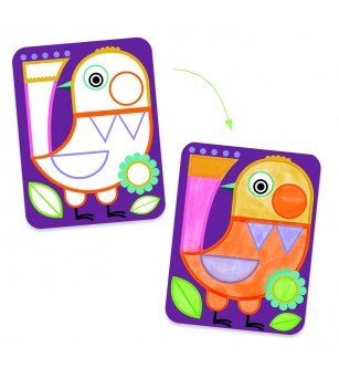 Joc creativ de pictura Obraji imbujorati, Djeco - Art and crafts