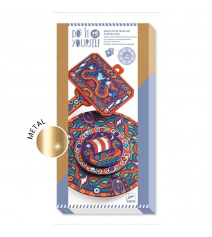 Joc creativ DIY Ca un viking, Djeco - Art and crafts