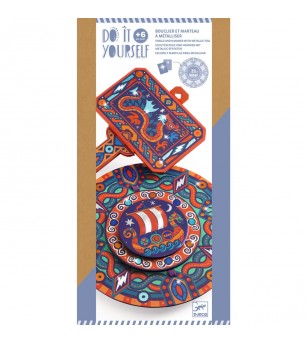 Joc creativ DIY Ca un viking, Djeco - Art and crafts