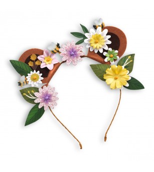 Joc creativ DIY Coronite cu flori, Djeco - Art and crafts