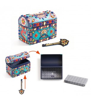 Joc creativ DIY Cufar secret, Djeco - Art and crafts