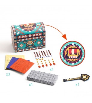Joc creativ DIY Cufar secret, Djeco - Art and crafts