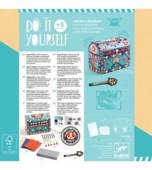 Joc creativ DIY Cufar secret, Djeco - Art and crafts