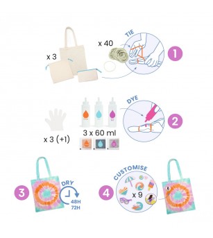 Joc creativ DIY Raza de soare, Djeco - Art and crafts