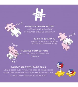 Nano Clics Pentru constructii fantastice, Clicformers - Jocuri construcție