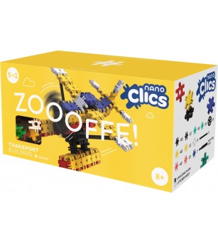 Nano Clics Pentru construit vehicule 250 piese, Clicformers - Jocuri construcție