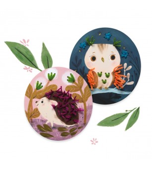 Joc de creatie Introducere in broderie, Djeco - Art and crafts
