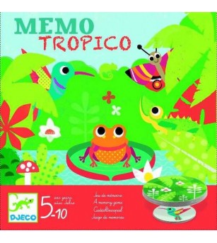 Joc de memorie MemoTropico Djeco - Jocuri de memorie și asociere