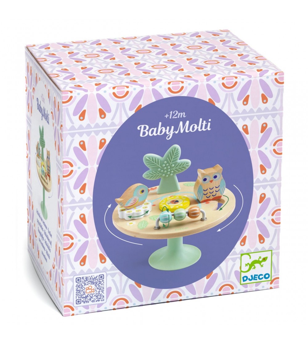 Jucarie bebe Mini centru de activitati BabyMolti, Djeco - Jucării bebeluși