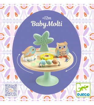 Jucarie bebe Mini centru de activitati BabyMolti, Djeco - Jucării bebeluși