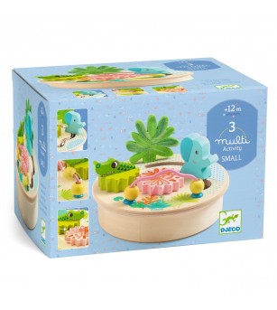 Jucarie bebe Mini centru de activitati MultiSmall, Djeco - Jucării bebeluși
