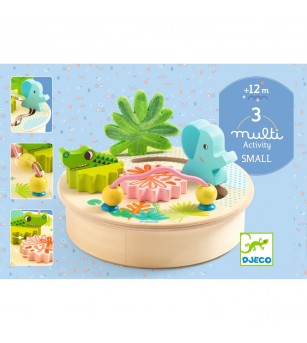 Jucarie bebe Mini centru de activitati MultiSmall, Djeco - Jucării bebeluși