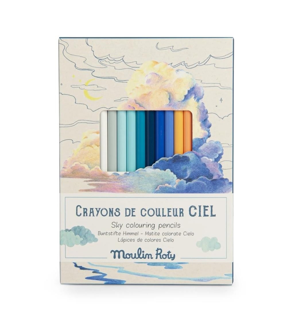 Set de colorat Culorile cerului, Moulin Roty - Pictura și desen