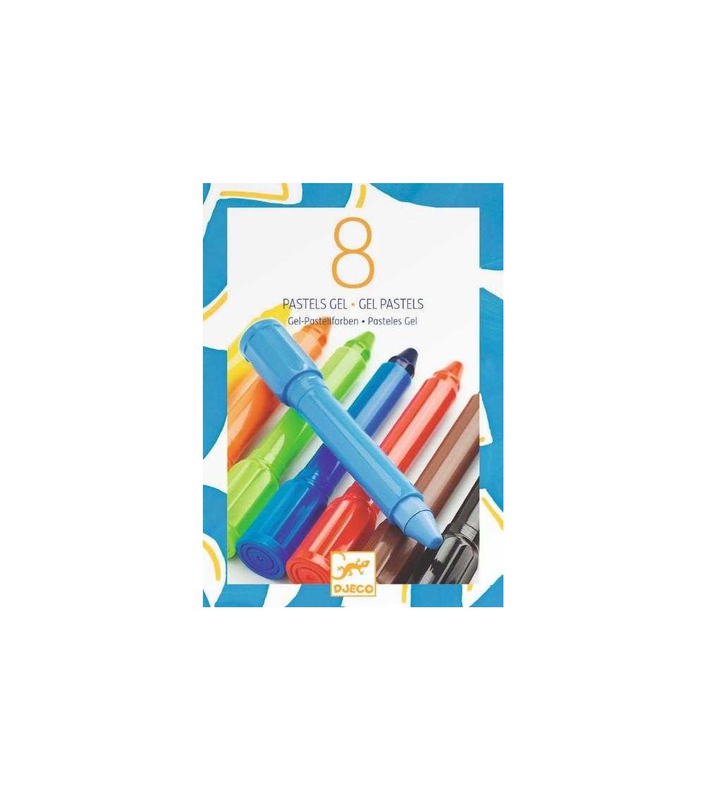 Set 8 culori gel, Djeco - Art and crafts