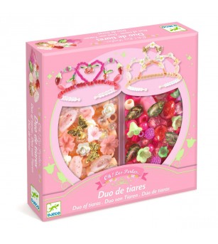 Set creativ diademe roz, Djeco - Art and crafts