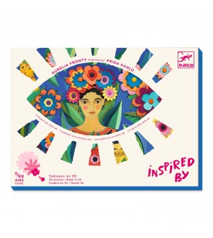 Set creativ Inspired by Frida Kahlo, Djeco - Art and crafts