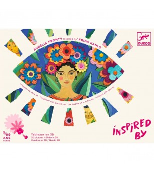 Set creativ Inspired by Frida Kahlo, Djeco - Art and crafts