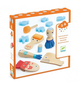 Set de instrumente pentru pictura creativa, Djeco - Art and crafts