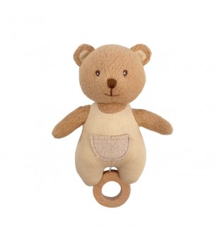 Ursuletul muzical Marcel din bumbac organic, Egmont Toys - Jucării bebeluși