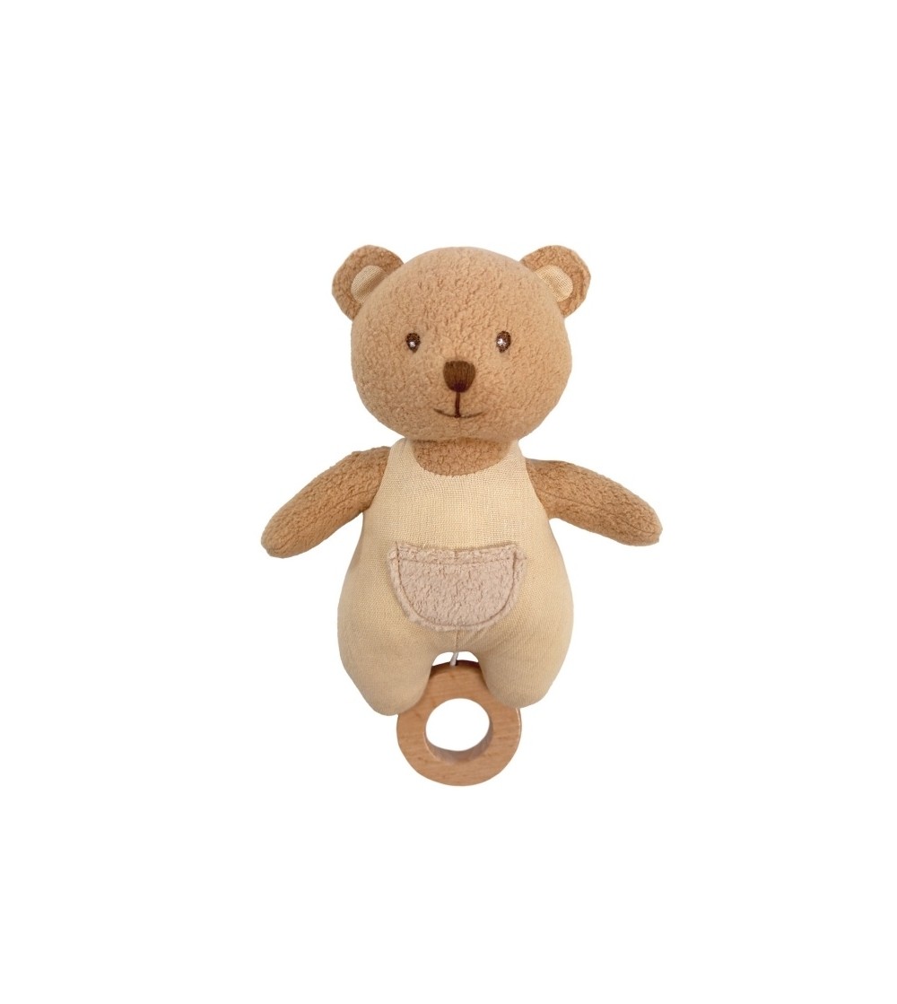 Ursuletul muzical Marcel din bumbac organic, Egmont Toys - Jucării bebeluși